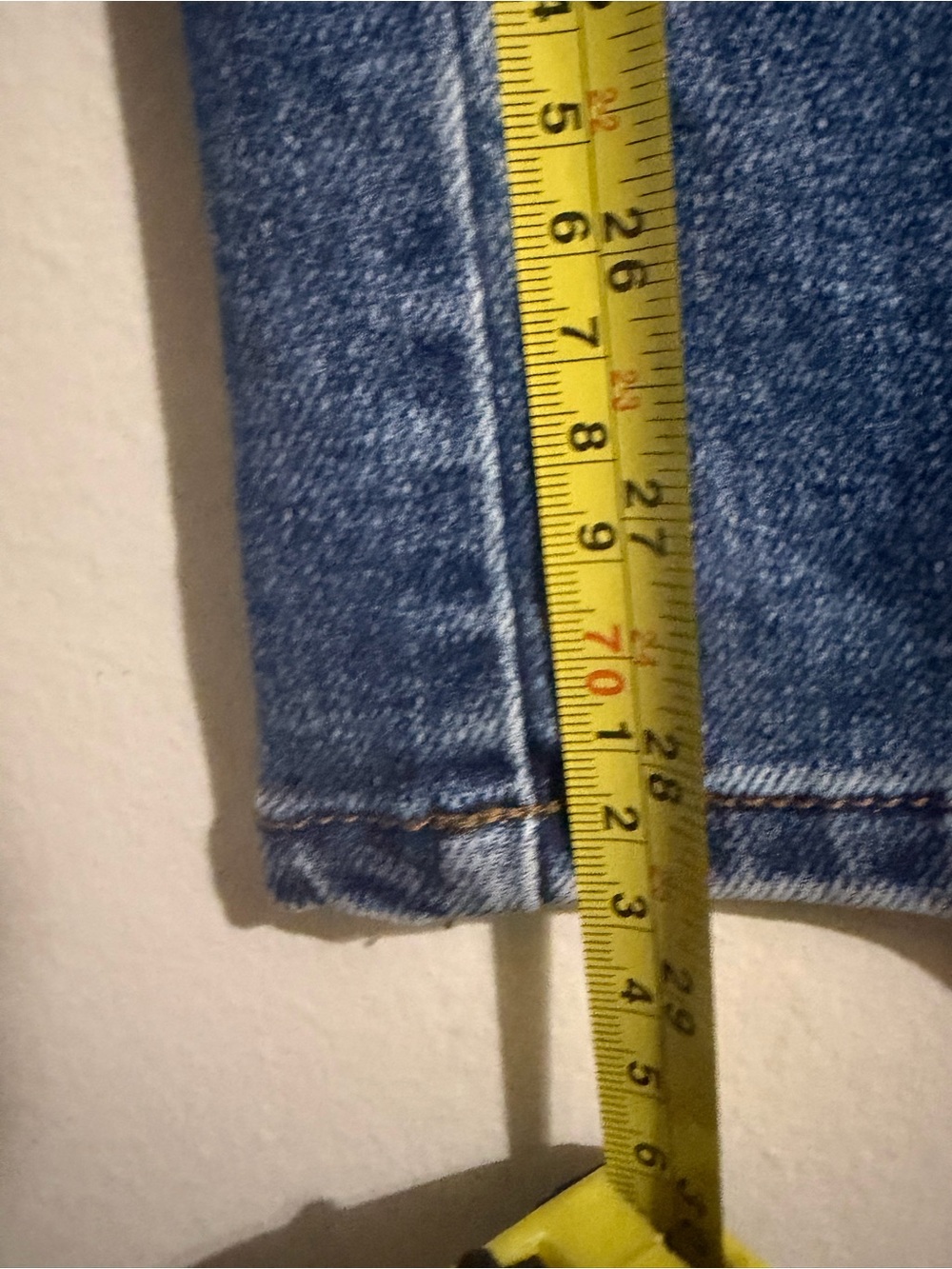 Women’s Straight Leg Denim Jeans - Blue - Picture 7 of 11